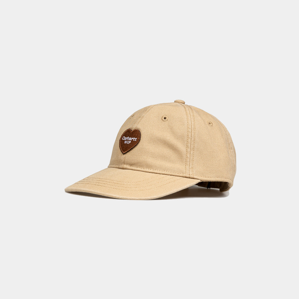 Carhartt WIP Heart Patch Cotton-canvas Cap Brown